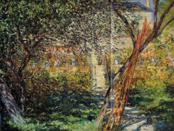 El jardín de Monet en Vetheuil Claude Monet Pinturas al óleo
